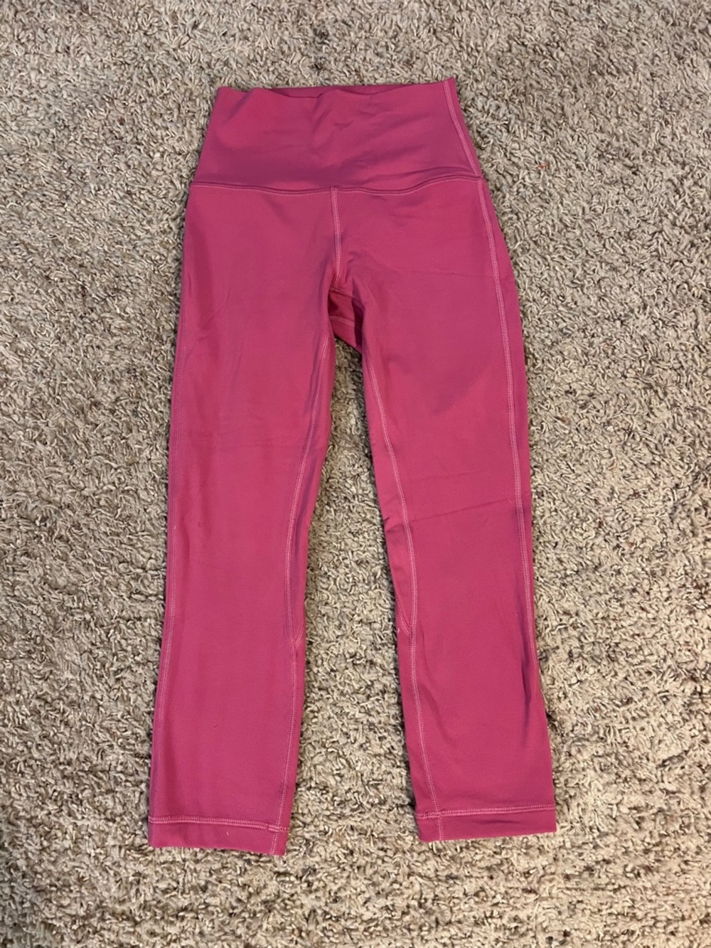lululemon athletica Align High-Rise Capri Leggings in Bright Pink